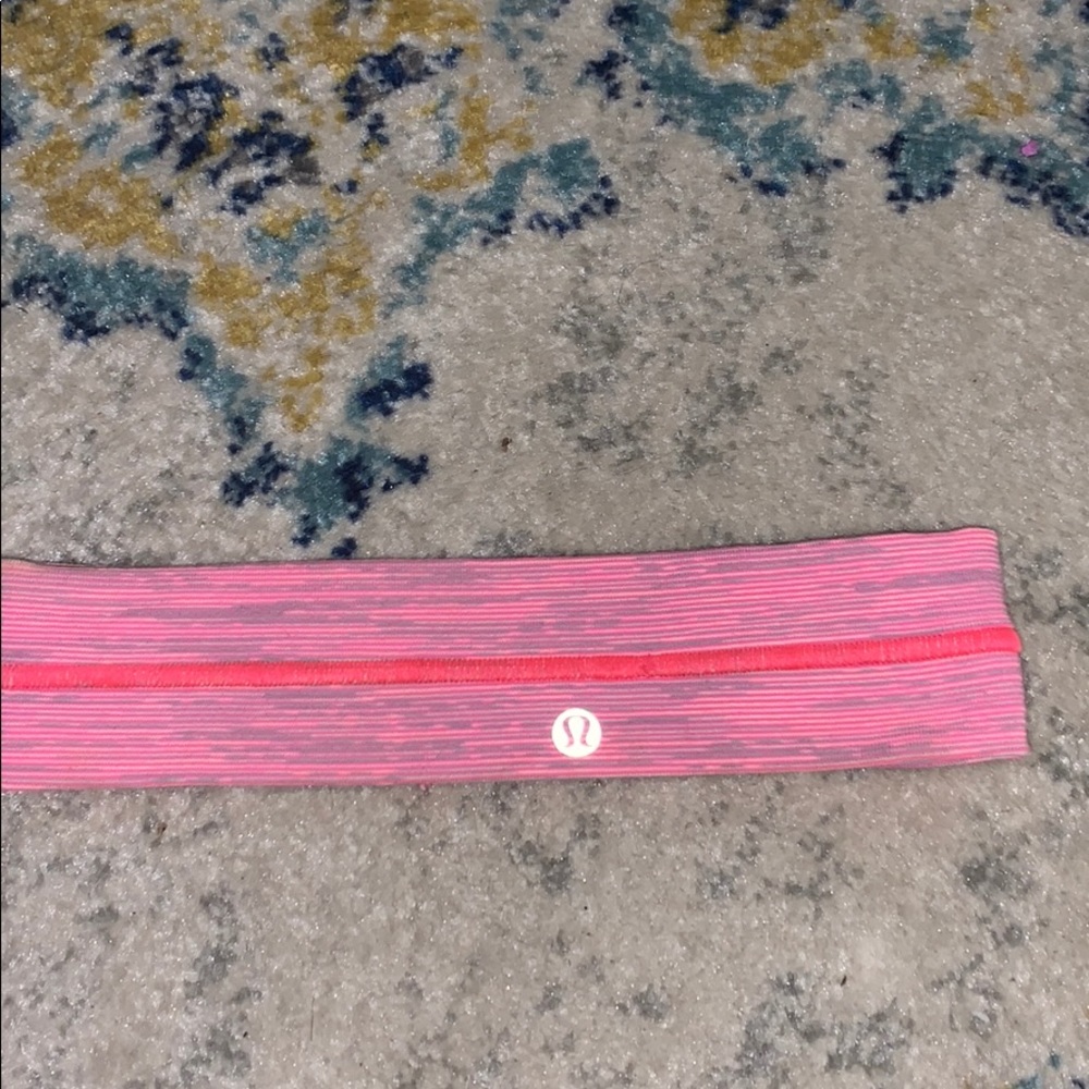 Pink lulu Lemmon thick head band